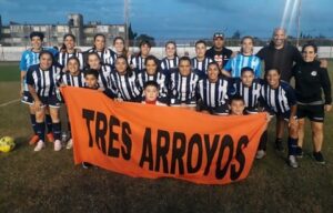 Fútbol femenino: Tres Arroyos jugará el sábado 21 en Tandil