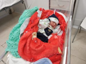 Eithan Elías, el primer nacimiento del año en Tres Arroyos