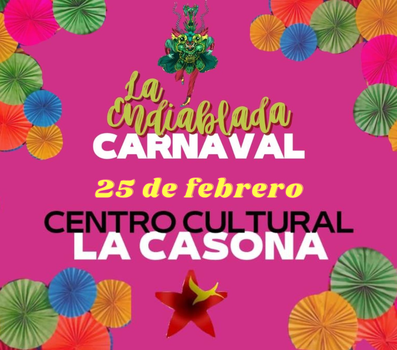 La Casona presenta los festejos de Carnaval