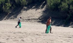 (video)Claromecó: Basura en la playa, saldo de fiestas no autorizadas