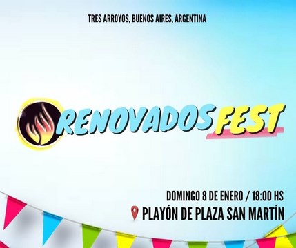 Renovados Fest, evento solidario en Plaza San Martín