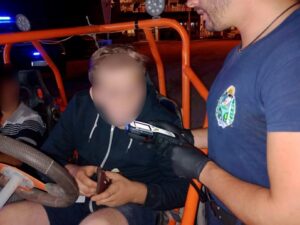 Controles de alcoholemia en Claromecó: un vehículo retenido y cuatro infraccionados