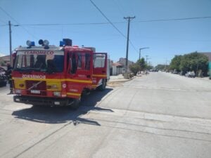Se quemó un jeep en el centro de Claromecó