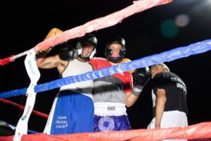 Boxeo: Exhibición al aire libre en Estudiantes