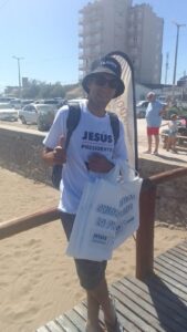 Jesús Escobar estuvo en las playas del distrito