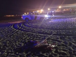 Dos jóvenes atropellados esta madrugada en la playa de Claromecó. Sólo lesiones leves