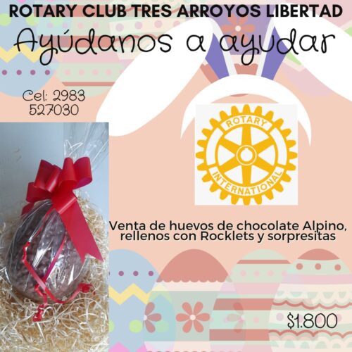 Rotary Club Libertad realiza preventa de sus Huevos de Pascua solidarios