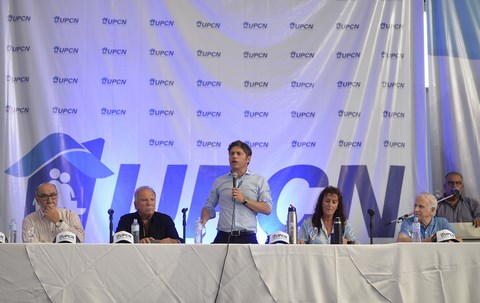 Kicillof en el plenario de delegados de UPCN Buenos Aires