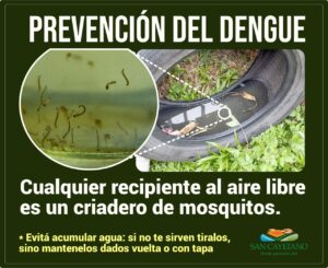 San Cayetano: Prevención del Dengue