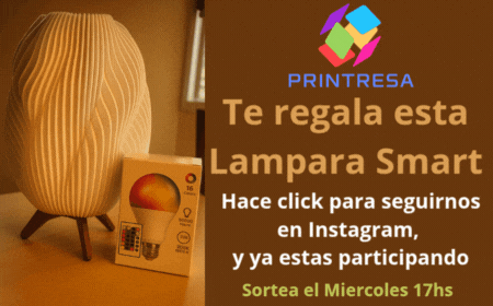 Lámpara Smart - Seguinos en Instagram