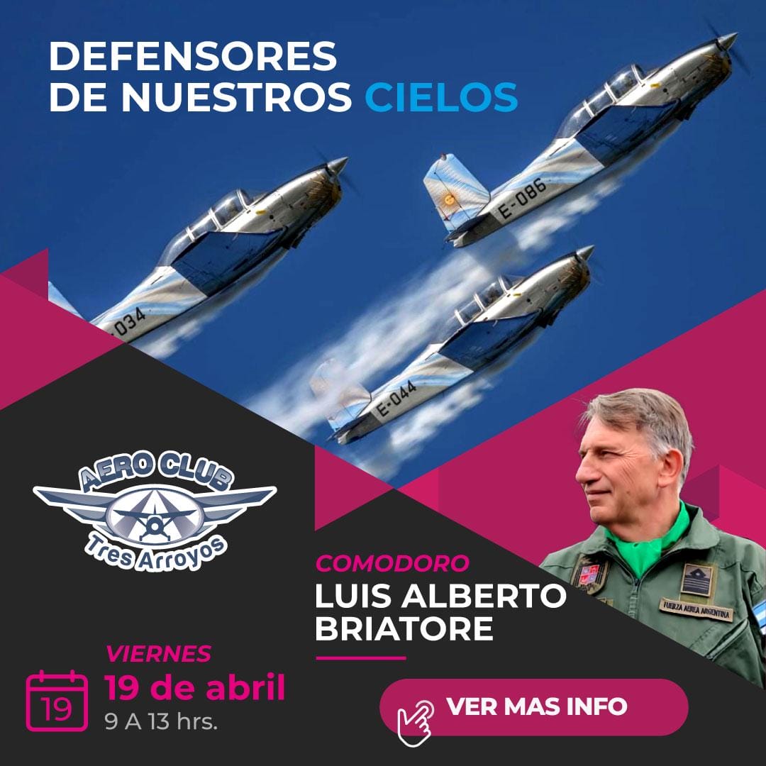 La Fuerza Aérea presenta “Defensores de nuestros cielos” el 19 de abril