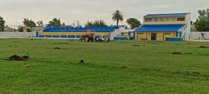 Obras en el campo de deportes de Boca Juniors