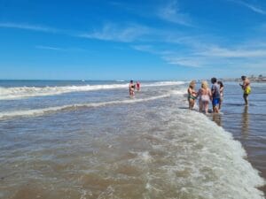 Espectacular día de playa en Claromecó