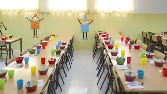 Los comedores escolares asisten a unos dos mil chicos en el distrito