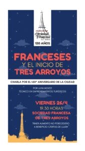 Franceses y el inicio de Tres Arroyos, este viernes en la Sociedad Francesa