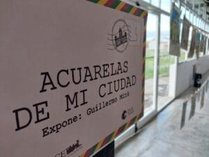Exponen “Acuarelas de mi ciudad” en La Estación