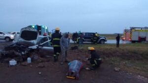 Accidente en la ruta: Tres personas hospitalizadas