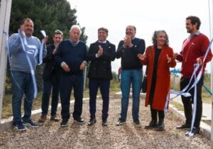 Kicillof inauguró la obra de cloacas en Orense