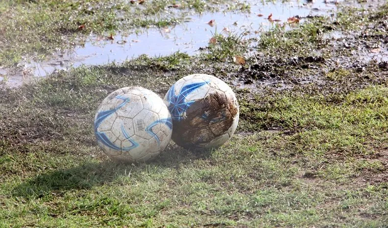 Fútbol: quedó suspendida la actividad por la lluvia