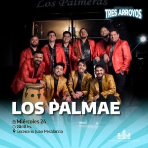 Grilla de espectáculos por el Aniversario de Tres Arroyos con el cierre de Los Palmae (video)