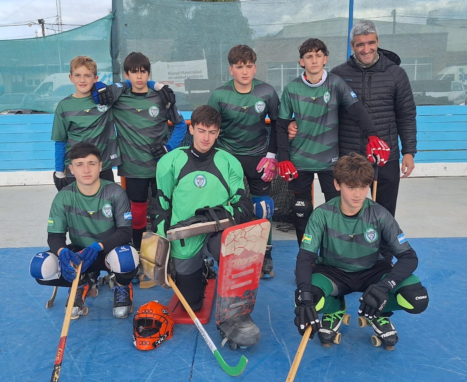Hockey sobre patines: los juveniles del Sindicato Municipal jugaron en Santa Clara