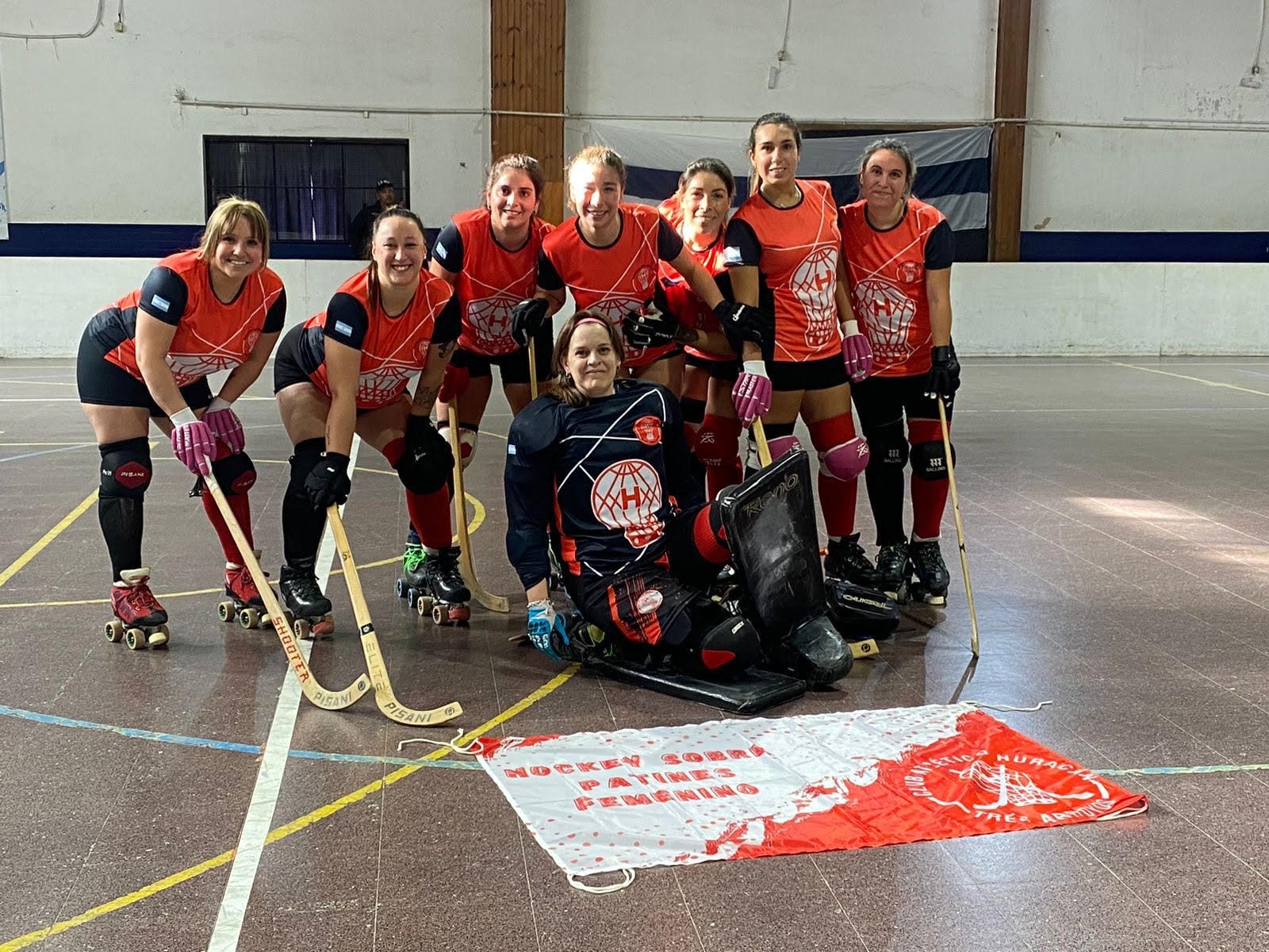 Hockey sobre Patines: Huracán Femenino jugó en el torneo de la Liga de la Costa