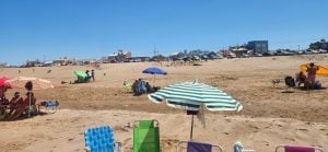 (video) La playa de Claromecó, a pleno este domingo