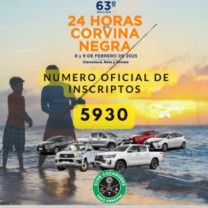 Son 5930 los inscriptos de las “24 Horas de la Corvina Negra”