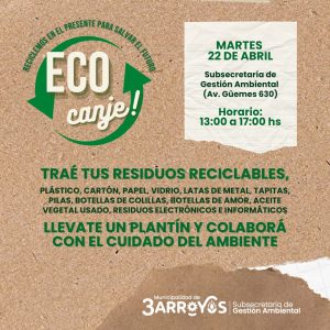 EcoCanje por el Día de la Tierra