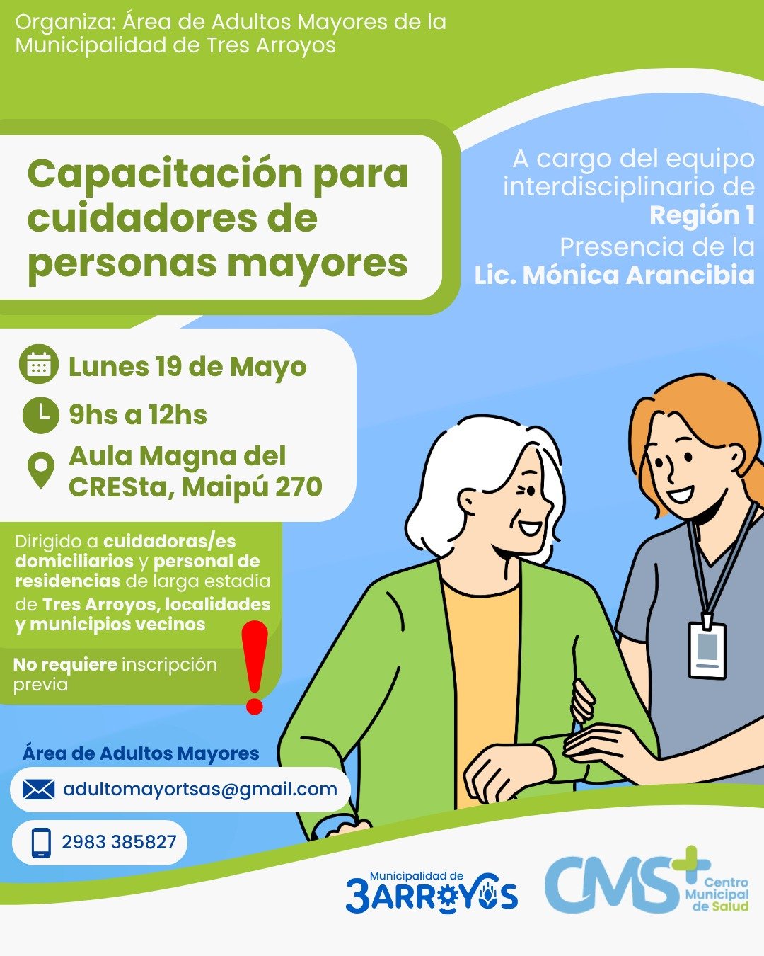 Capacitación para cuidadores de personas mayores