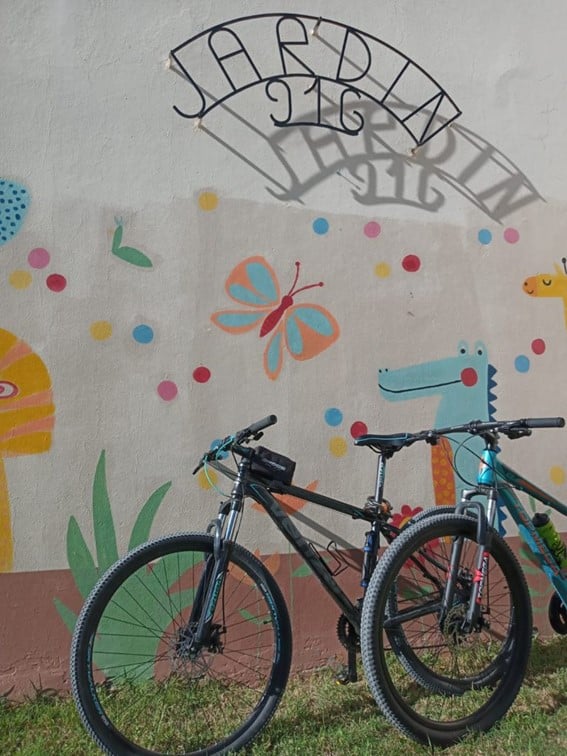 Bicicleteada a beneficio del Jardín 916