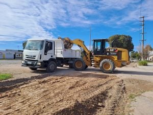 Continúan las obras de pavimento en la ciudad
