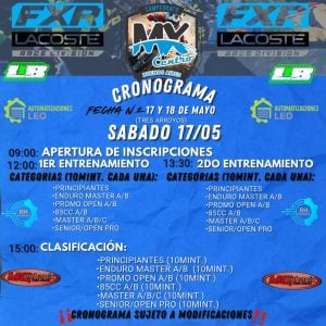 Llega a Tres Arroyos la 2ª fecha del Campeonato de Motocross Centro Buenos Aires