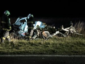Choque fatal entre auto y camión en el km. 610 de Ruta 3