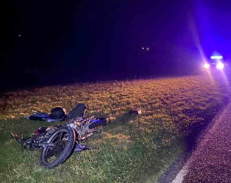 Motociclista herido en un choque en la ruta de acceso a Monte Hermoso