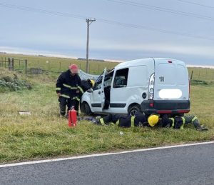 Un herido leve en accidente de tránsito en Ruta 73. Zona La Arenera
