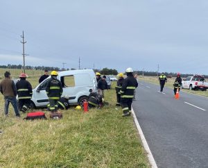 Un herido leve en accidente de tránsito en Ruta 73. Zona La Arenera