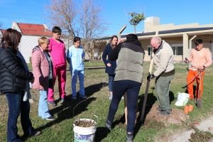 San Cayetano: en el Día del Medioambiente plantaron “100 árboles para mi ciudad”