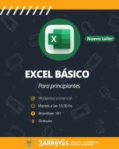 Taller gratuito de “Excel básico”