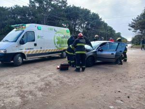 Claromecó: Choque en el cruce de 26 y 27
