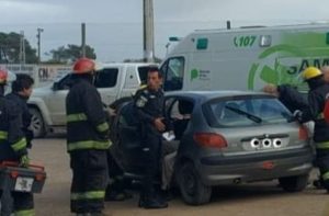 Claromecó: Choque en el cruce de 26 y 27