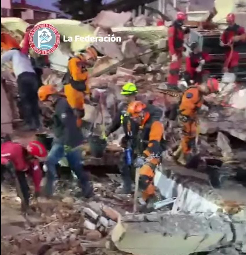 Bomberos de Claromecó, en su día compartieron video de la Federación de Asociaciones
