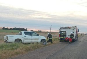 Choque en Ruta 3 cerca de Coronel Dorrego
