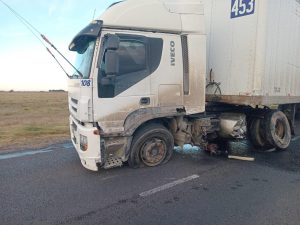 Choque en Ruta 3 cerca de Coronel Dorrego