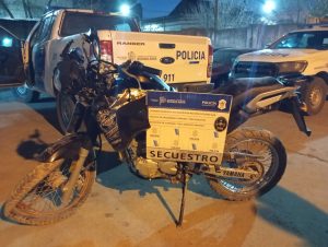 Luego de un choque recuperan moto con pedido de secuestro