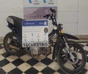 Recuperan moto con pedido de secuestro