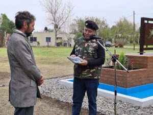 Inauguración de monumento en Reta: Esta conmemoración le da identidad a la plaza y a la localidad
