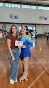 Patinadoras de Huracán en Torneo Regional de Copas en La Pampa
