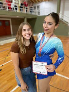 Patinadoras de Huracán en Torneo Regional de Copas en La Pampa