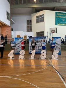Patinadoras de Huracán en Torneo Regional de Copas en La Pampa